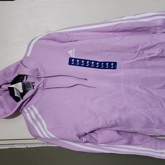 NWT Adidas Hoodie - Pink sz L fits more like a Med - Picture 1 of 8